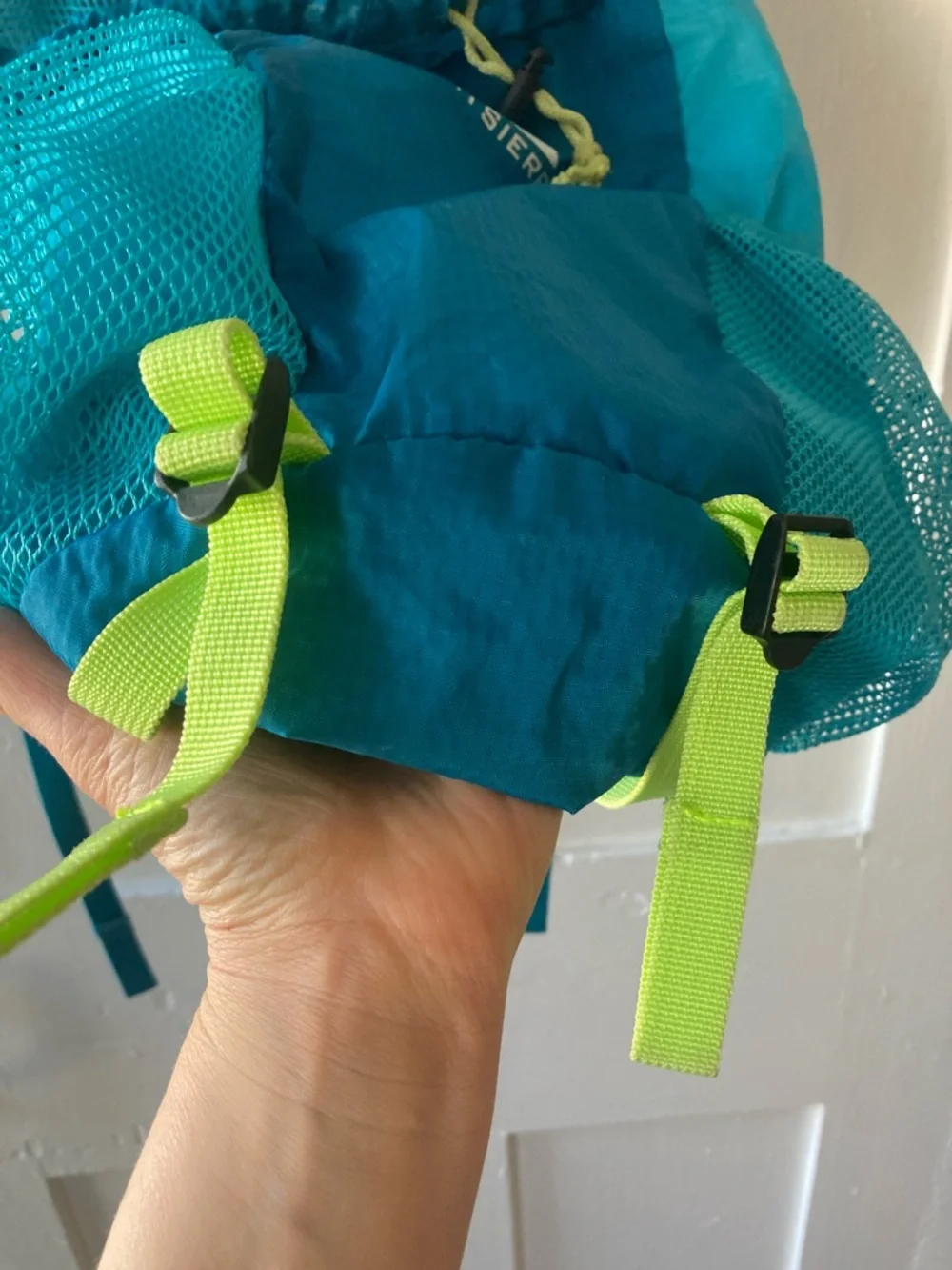 High Sierra Turquoise Blue Lightweight Drawstring Pack